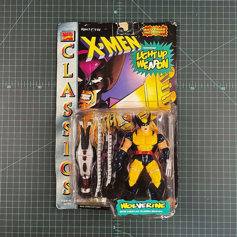 Wolverine | X-Men: Classics Light Up Weapon | 1996 | Toy Biz | Figurine | Collectible | Toy | New...