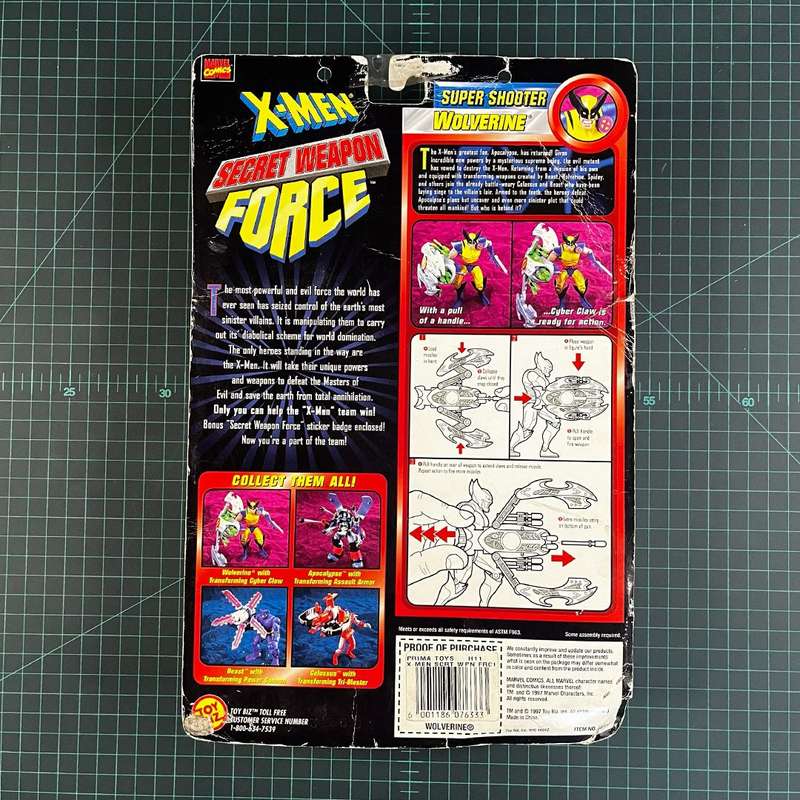 Wolverine | X-Men: Secret Weapon Force Super Shooter | 1997 | Toy Biz | Figurine | Collectible | ...