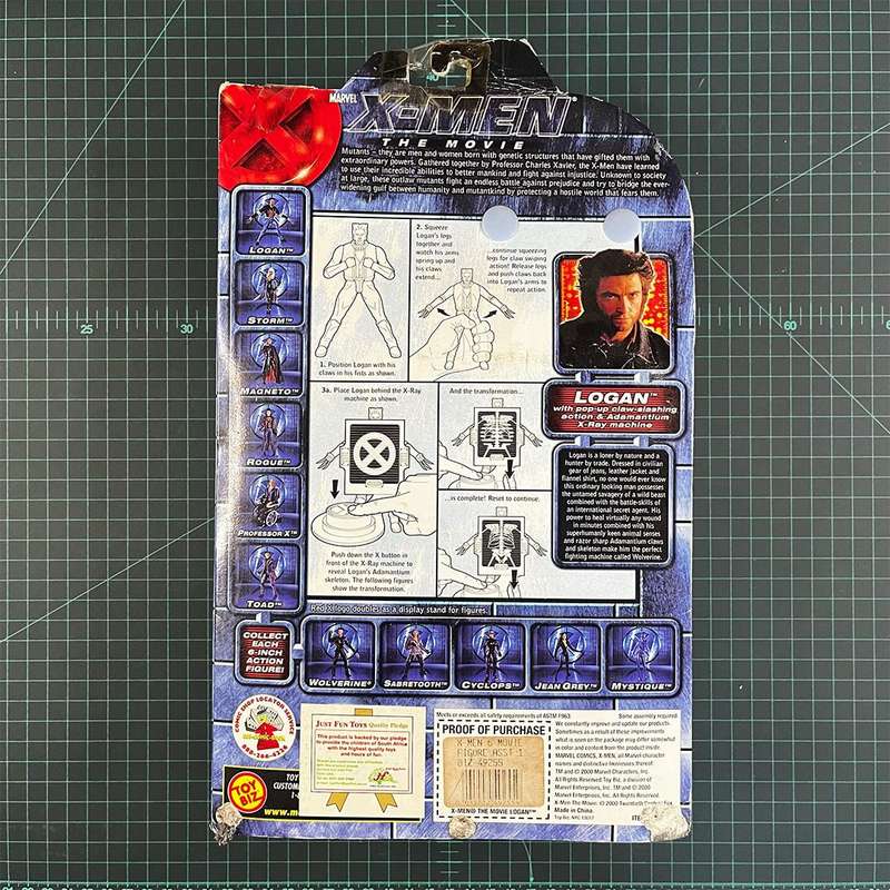 Wolverine | X-Men: The Movie | 2000 | Toy Biz | Figurine | Collectible | Toy | New Sealed