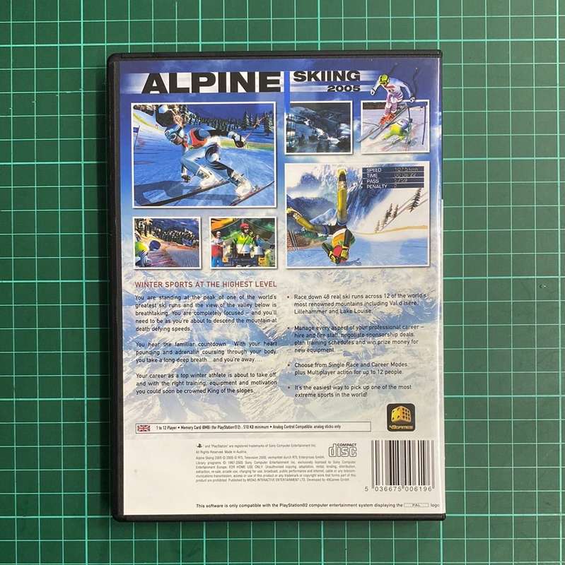 Alpine skiing 2005 | PlayStation 2 | PS2 | Used Game