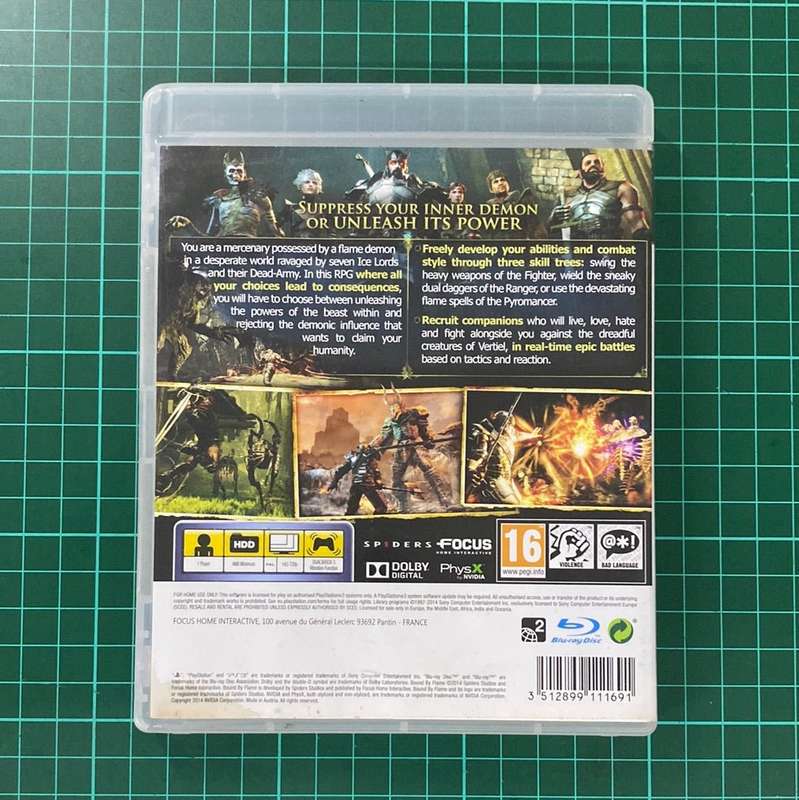 Bound By Flame | Playstation 3 | PS3 | Used Game