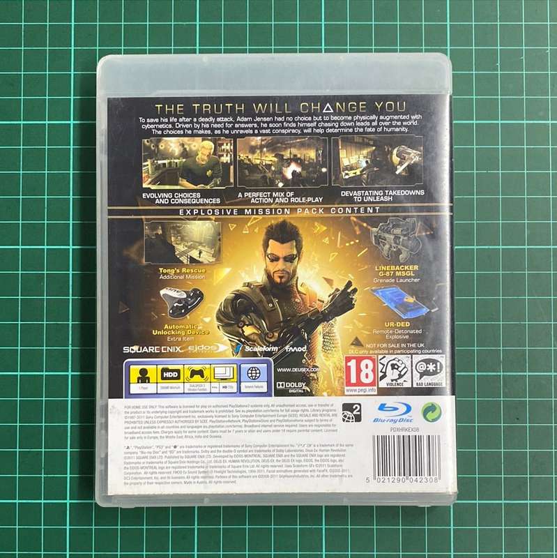 Deus Ex: Human Revolution | Limited Edition | PlayStation 3 | PS3 | Used Game