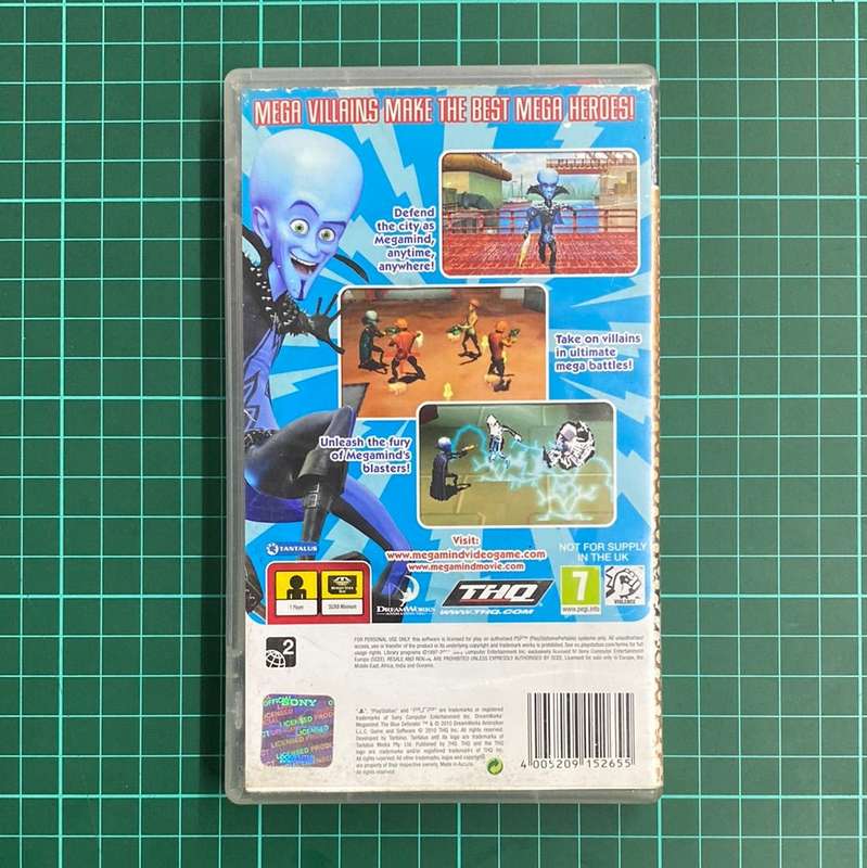 Dreamworks' MegaMind: The Blue Defender | PSP | PSP Essentials | Used Game