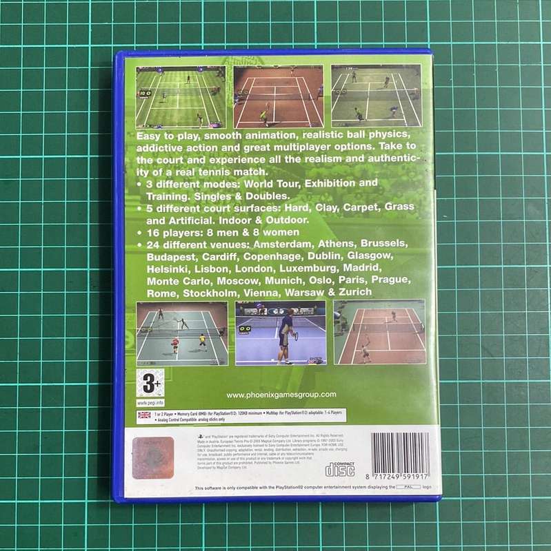 European Tennis Pro | PS2 | PlayStation 2 | Used Game