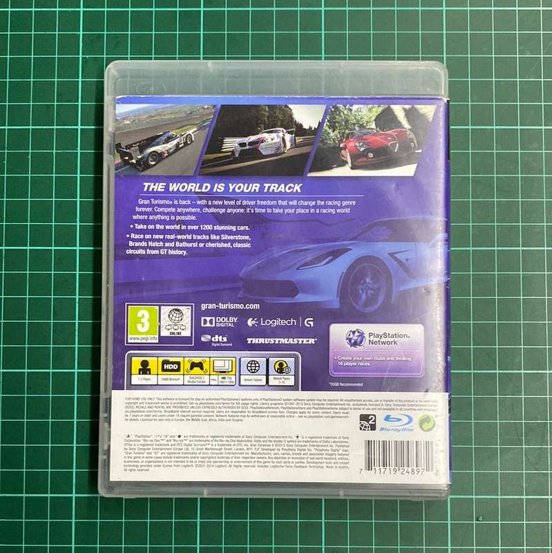Gran Turismo 6 | PS3 | PlayStation 3 | Used Game | No Manual