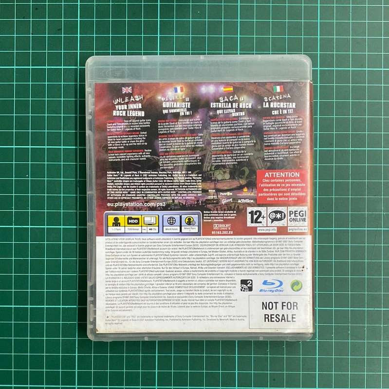 Guitar Hero 3 : Legends Of Rock | PlayStation 3 | PS3 | Used Game | NFS