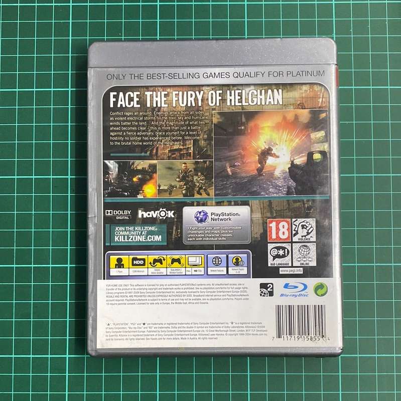 Killzone 2 | PlayStation 3 | Platinum | PS3 | Used Game