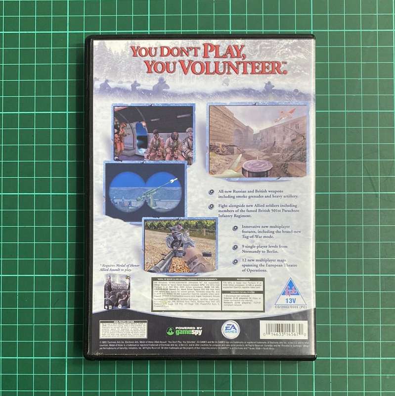 Medal Of Honor Allied Assault: Spearhead Expansion Pack | PC | Used Game