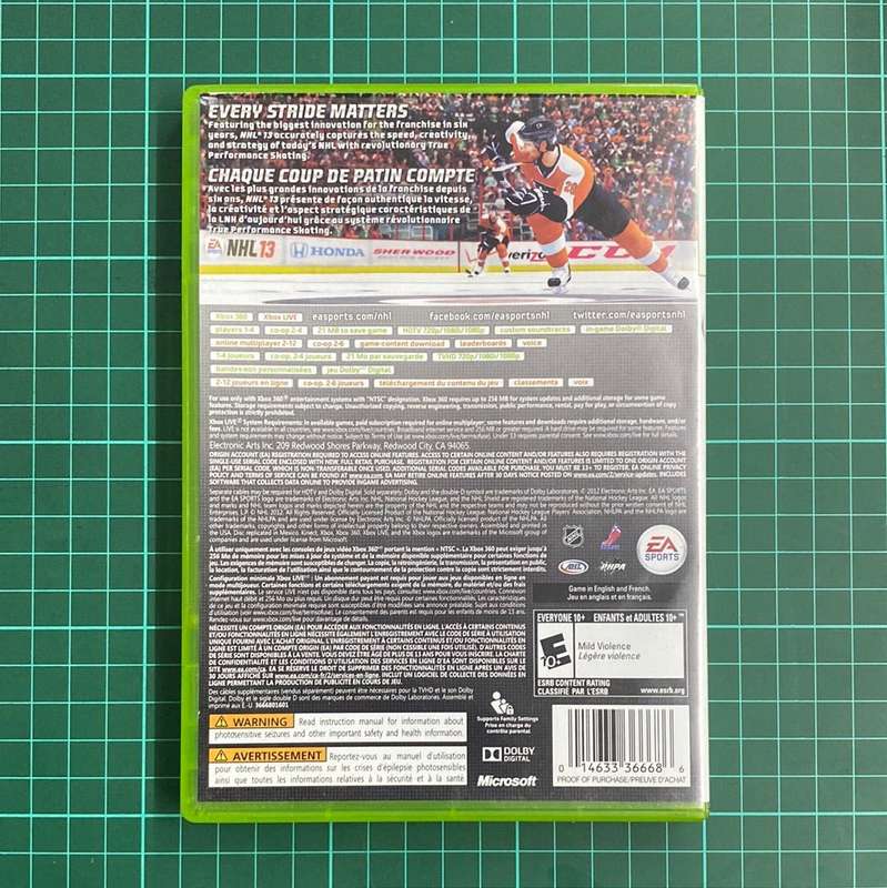 NHL 13 | XBOX 360 | Used Game | No Manual