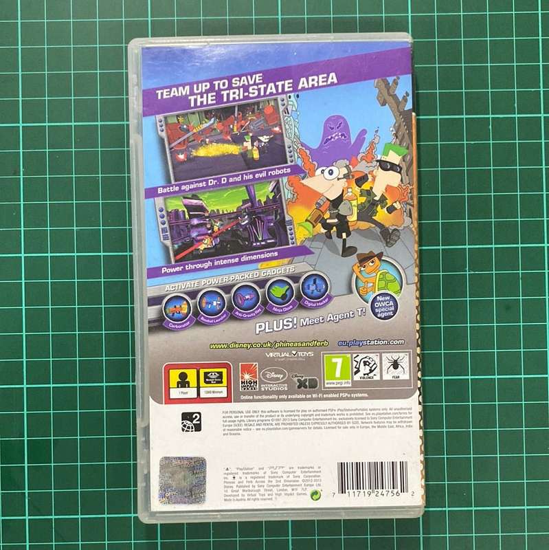 Phineas and Ferb: Across the 2nd Dimension | PSP | Essentials | Used Game
