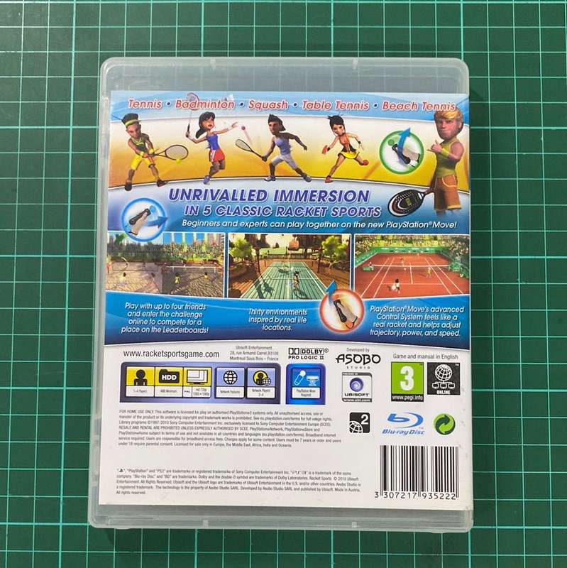 Racket Sports | PS3 | Playstation 3 (Move) | Used Game|no manual
