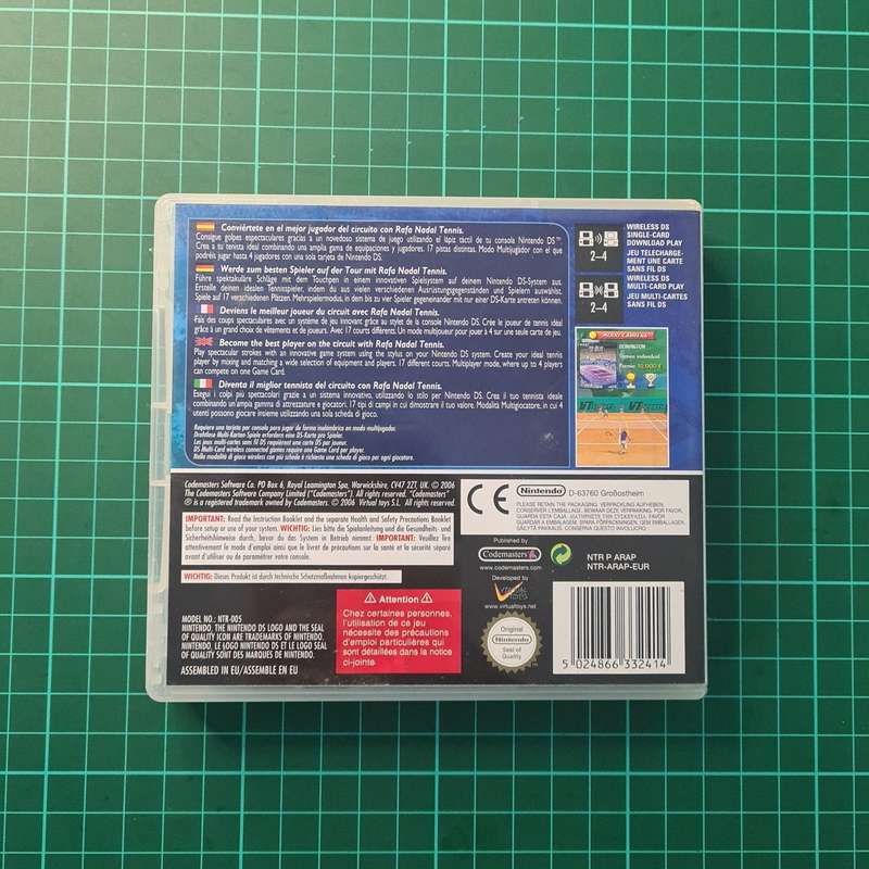 Rafa Nadal Tennis | Nintendo DS | Used Game