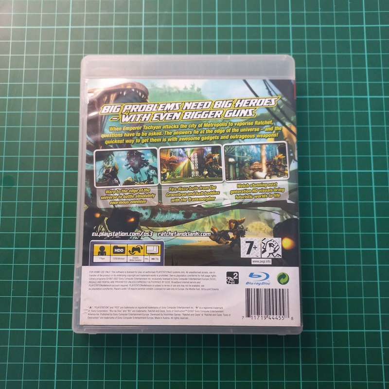 Ratchet & Clank : Tools of Destruction | PS3 | Playstation 3 | Used Game|No manual