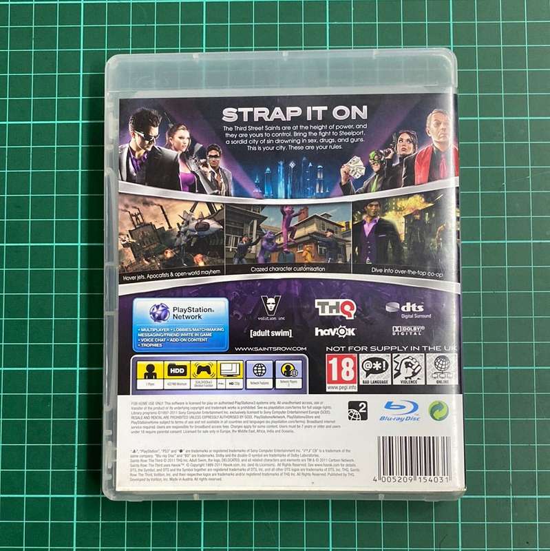 Saints Row : The Third | PS3 | PlayStation 3 | Used Game | No Manual