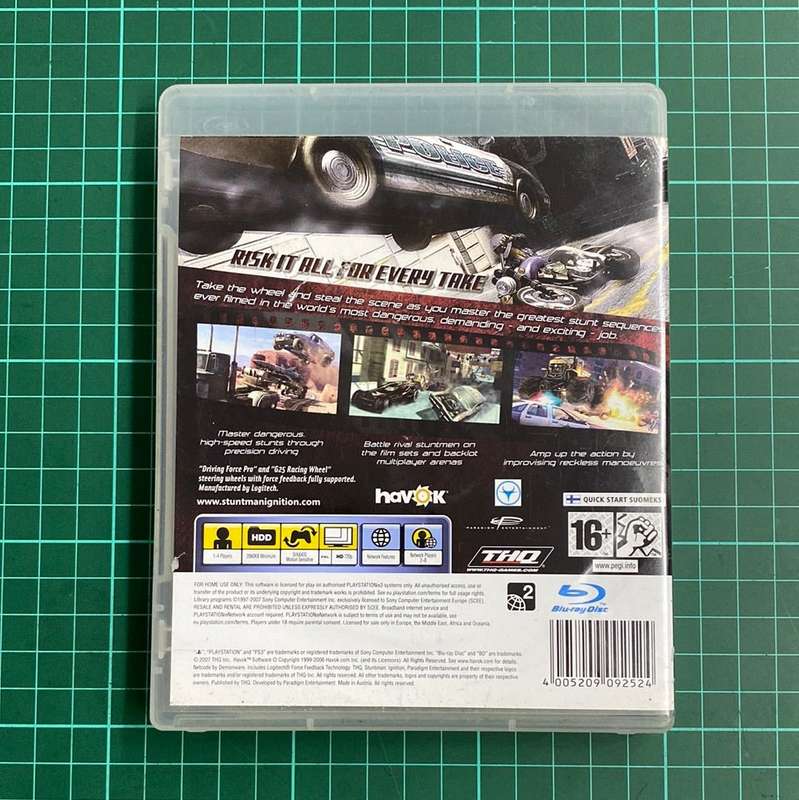 Stuntman: Ignition | PlayStation 3 | PS3 | Used Game | No Manual