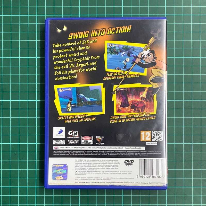 The Secret Saturdays: Beast of the 5th Sun | PlayStation 2 | PS2 | Used Game | No Manual