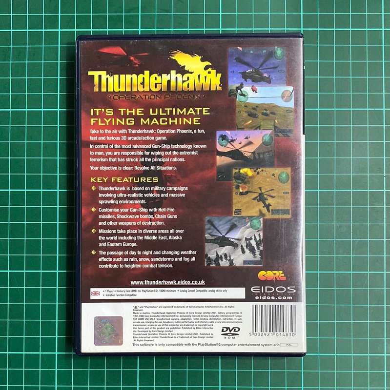 Thunderhawk: Operation Phoenix | PS2 | PlayStation 2 | Used Game