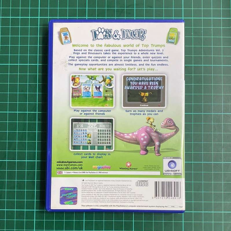 Top Trumps: Dogs & Dinosaurs | PlayStation 2 | PS2 | Used Game