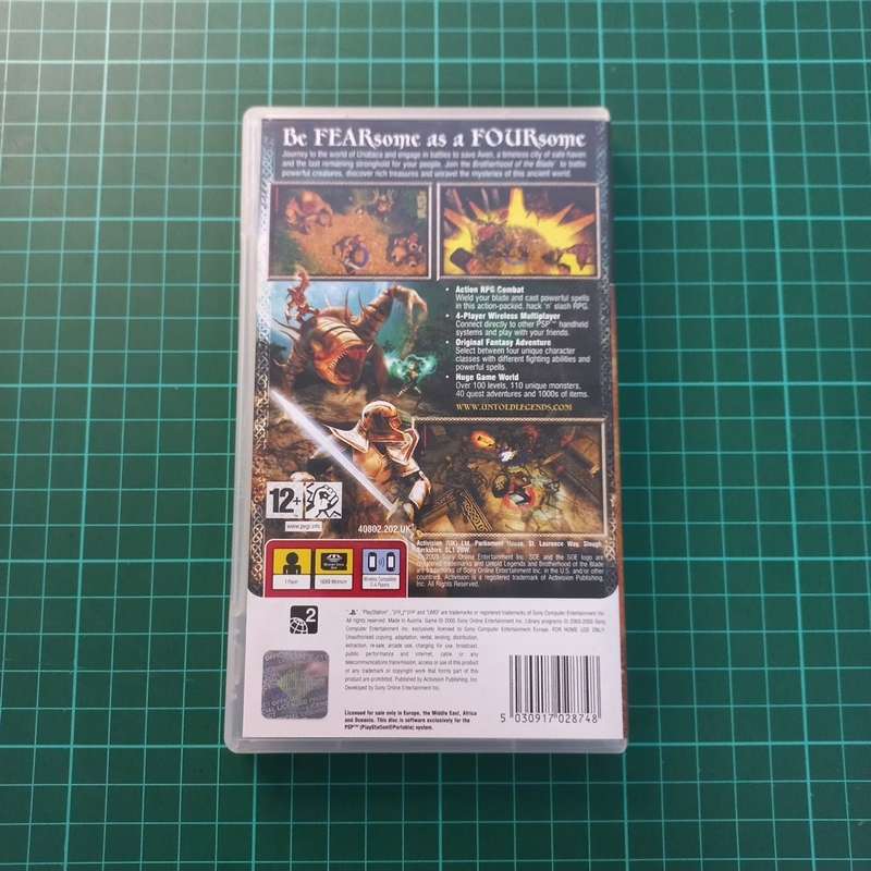 Untold Legends: Brotherhood of the Blade | PSP | Used Game