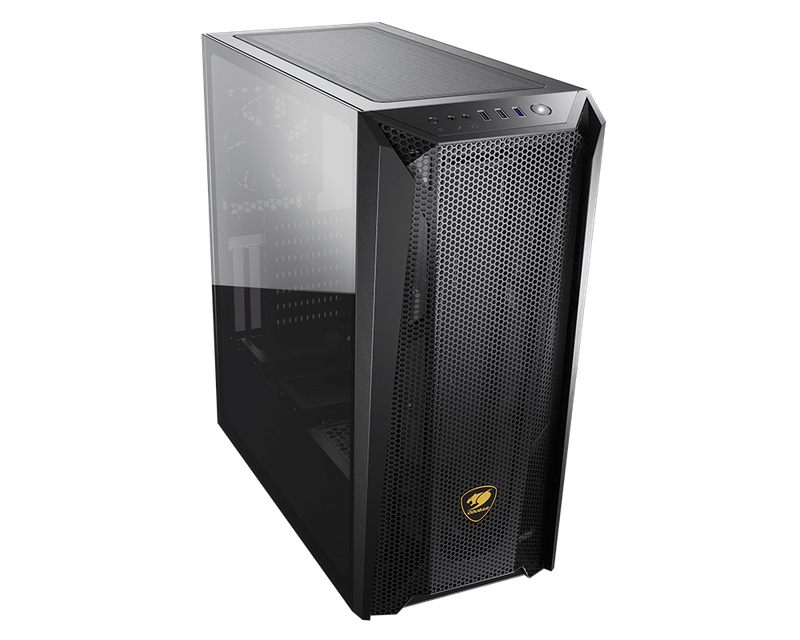 MX660 Mesh No Glass Side Panel, Includes ARGB Controller and 3xARGB Fans