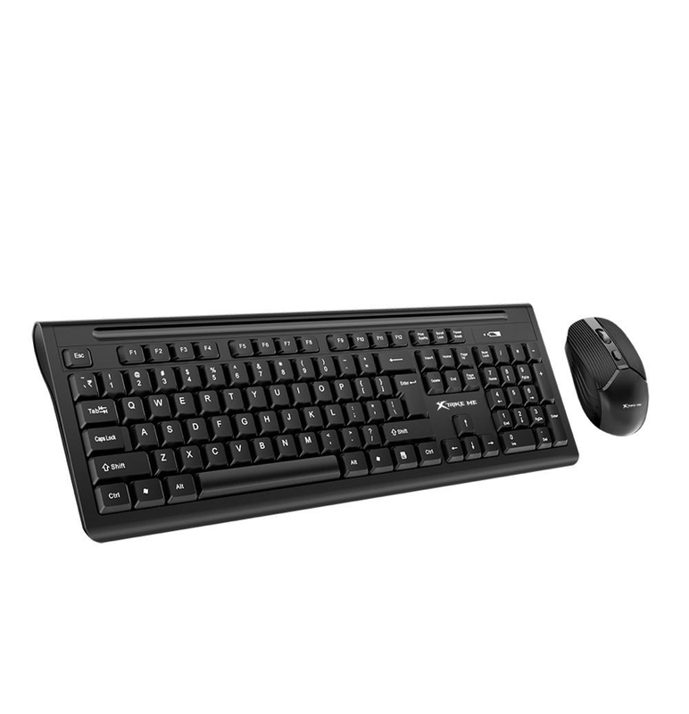 Xtrike wireless keyboard and mouse combo mk-308 - black
