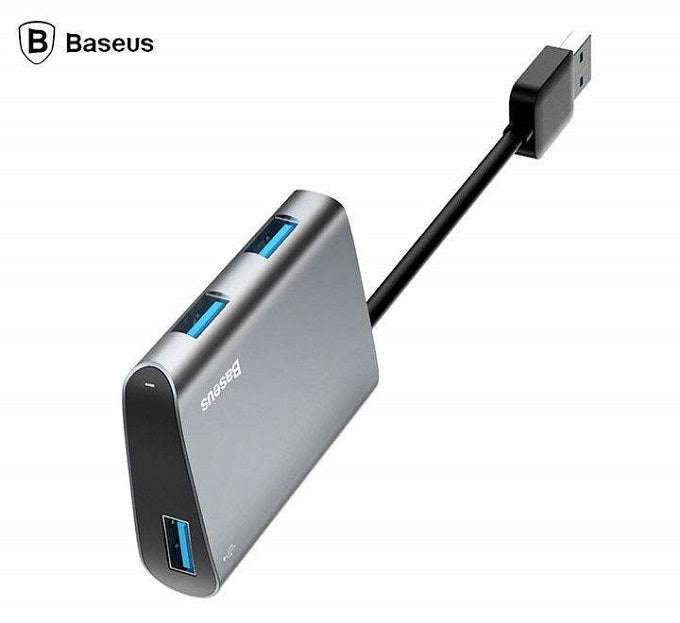 Baseus HUB Enjoyment series USB to 3xUSB 3.0 Adapter Dark Gray