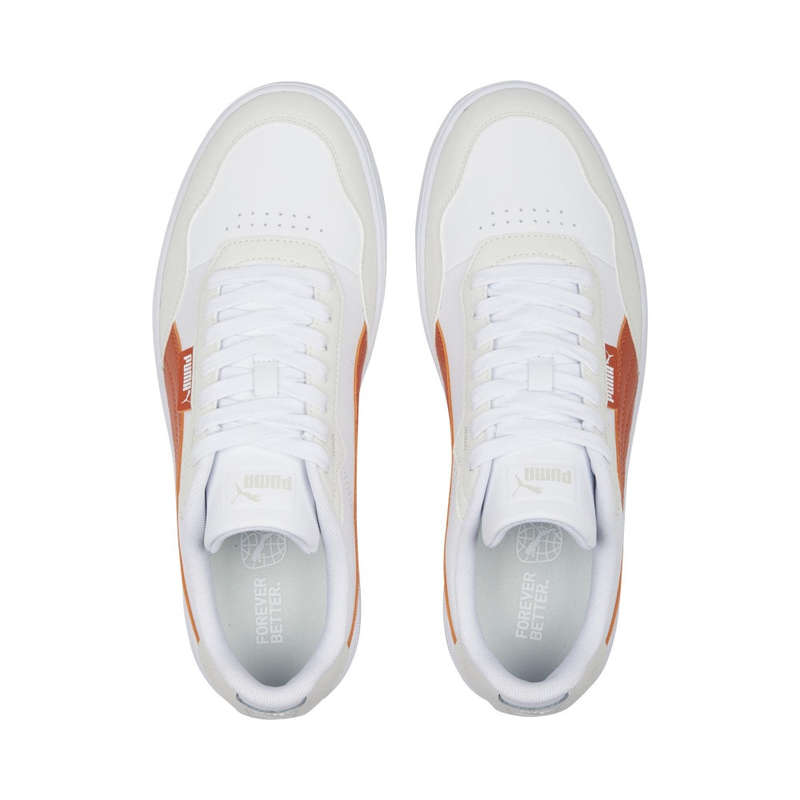 PUMA MEN'S URBAN SNEAKERS WHITE COURT ULTRA LITE - UK 7