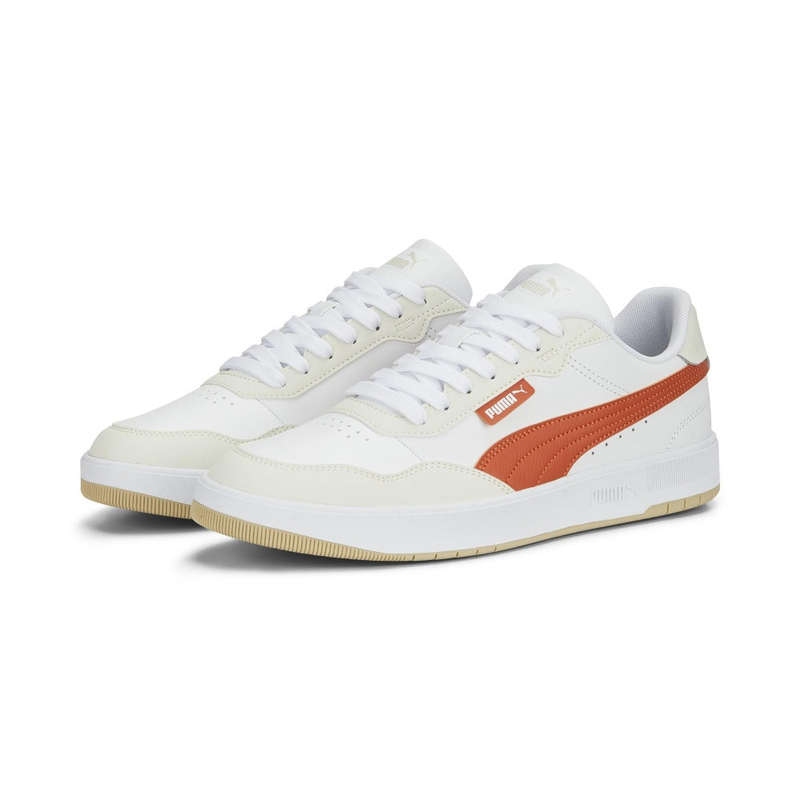 PUMA MEN'S URBAN SNEAKERS WHITE COURT ULTRA LITE - UK 7