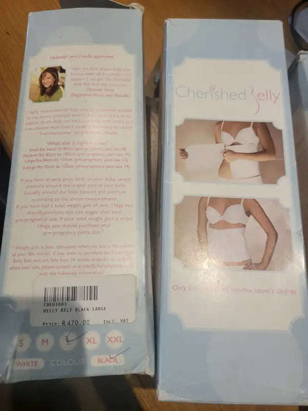 Cherished Belly Belt - White