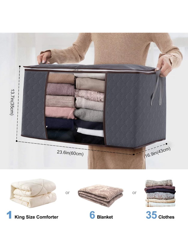 Set of 3 Large Capacity Storage Bags