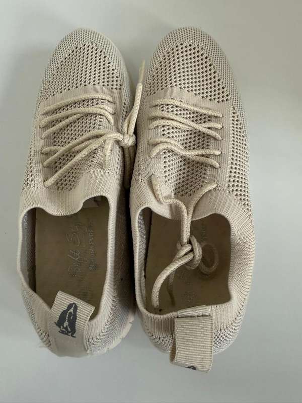 Soft Style by Hush Puppies Nansen Lurex Sneaker - Natural - UK 4