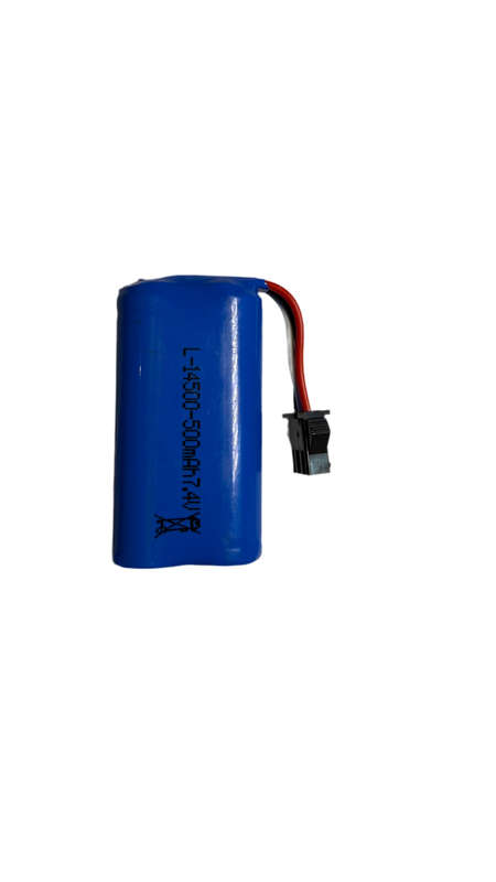L-14500-500mAH7.4V Li-Ion Rechargeable Battery 3 Pin Connector
