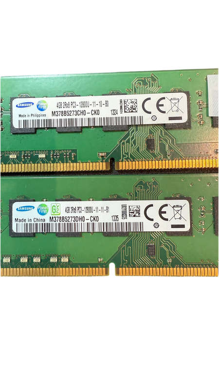 4GB DDR3 12800U-11-13-B1 Samsung Ram