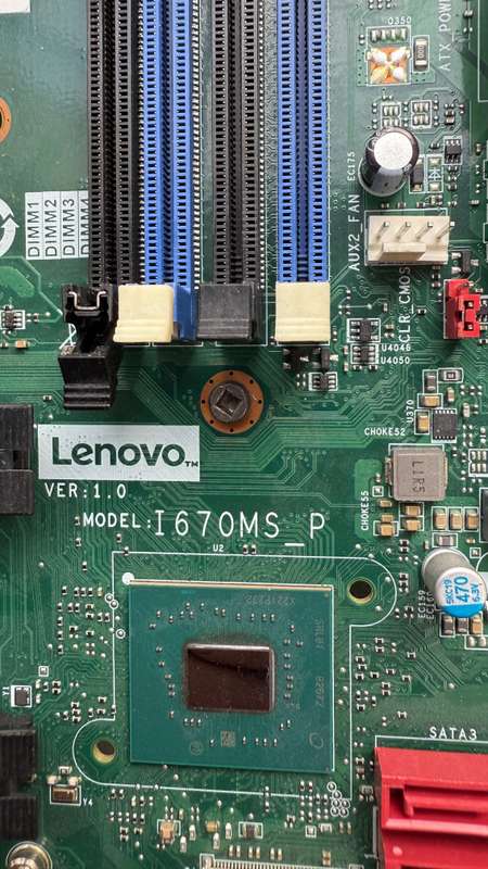 LENOVO I670MS Desktop PC Motherboard for Thinkcentre M70t M80s LGA1200 NO IO