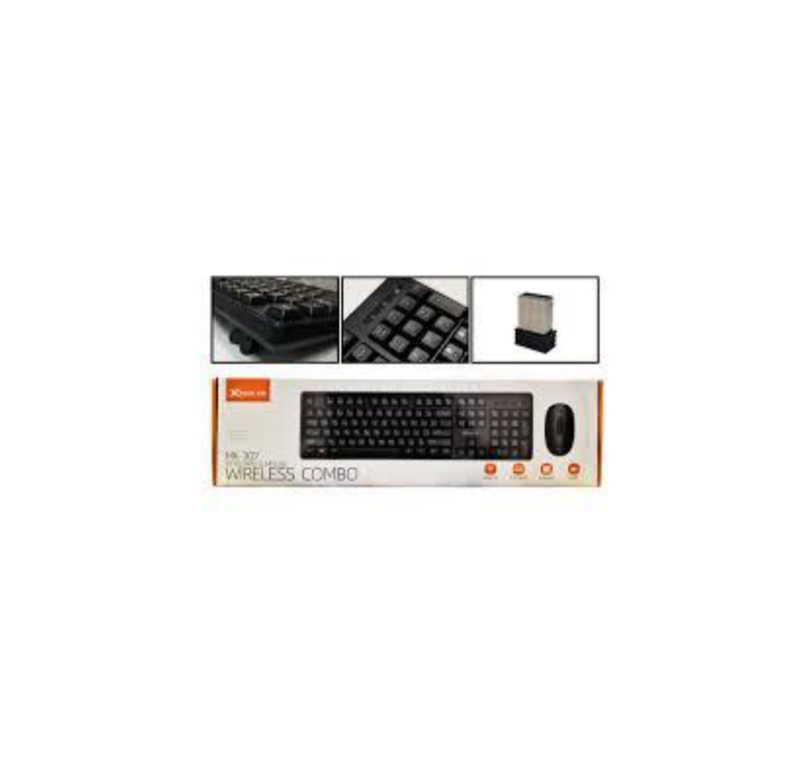 Xtrike wireless keyboard and mouse combo mk-308 - black