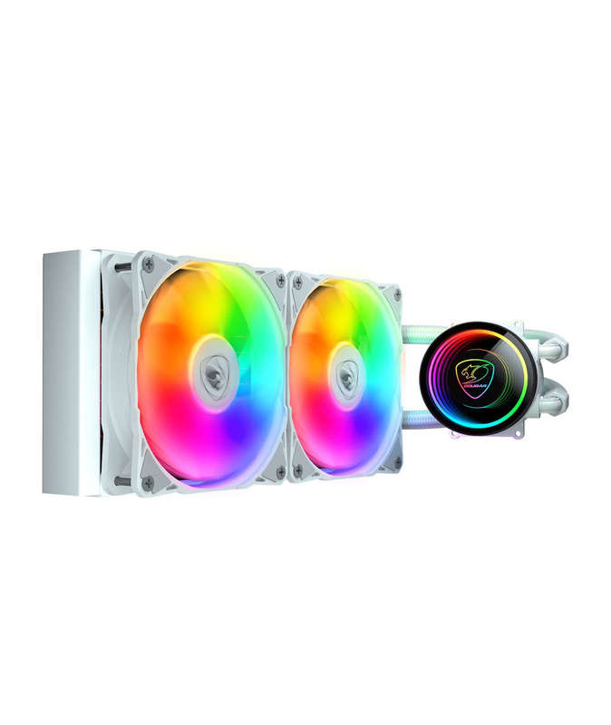 Cougar Poseidon Elite ARGB AIO 240mm CPU Liquid Cooler - White