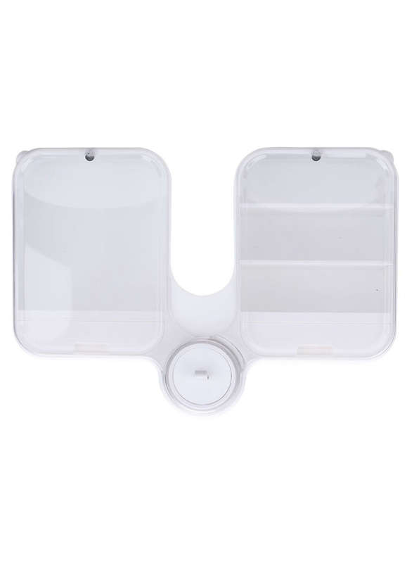 Styleberry Wall Mounted Double Door Cosmetic Storage Organiser - White