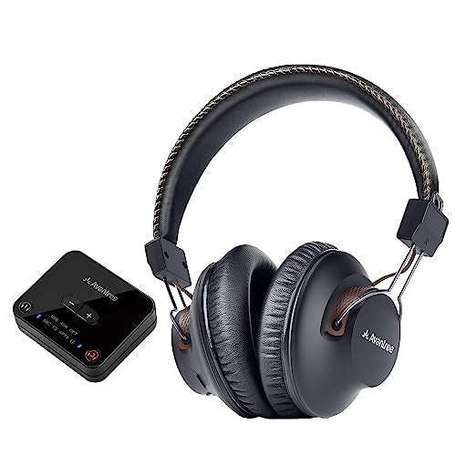 Avantree HT4189 40Hrs Wireless Headphones Set - New Item Open Box
