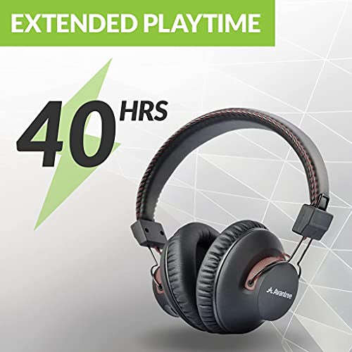 Avantree HT4189 40Hrs Wireless Headphones Set - New Item Open Box