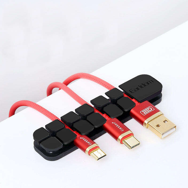 Flexible Earldom Cable Organising Self-Adhesive Clip EH-81