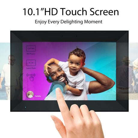 Maisonware 10.1 Inch HD Touch Screen Digital Photo Frame