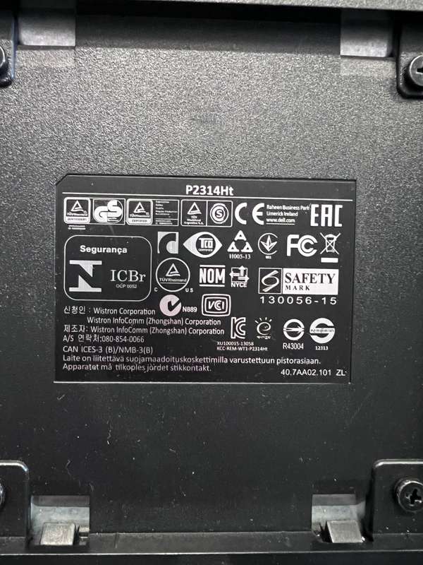 Dell P2314Ht Monitor C Grade- With HDMI