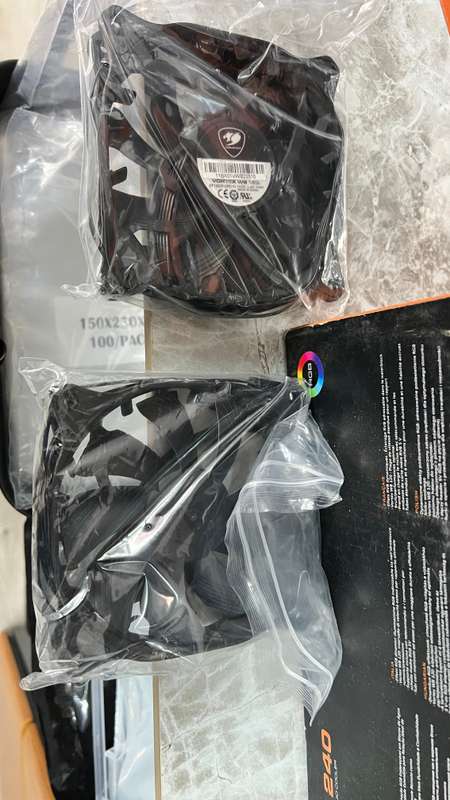 Cougar AQUA 240 RGB All In One CPU Liquid Cooler / More than 100 RGB Effects / Motherboard Synchr...