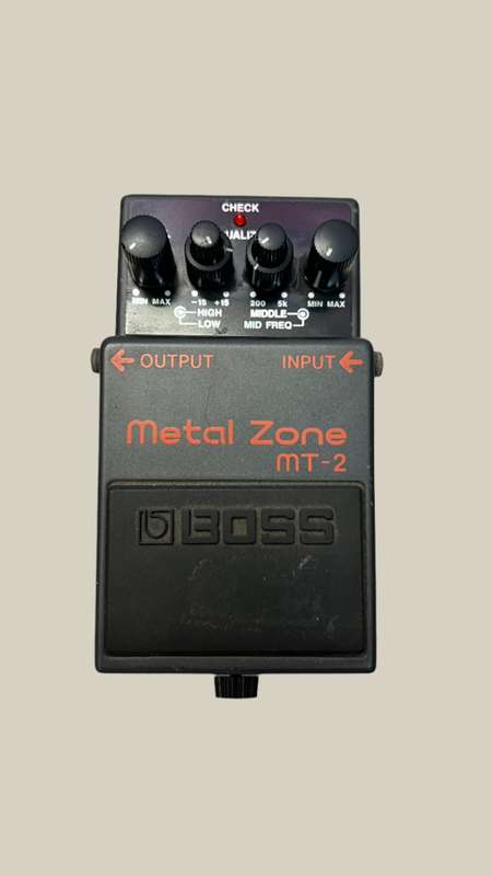 Boss MT-2W Metal Zone Distortion Effects Pedal Used