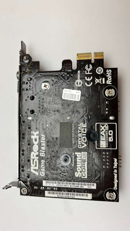Asrock Game Blaster Sound Card