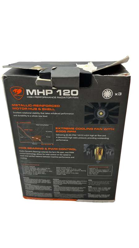 MHP 120 - 3 Fan Pack - High Performance Radiator Fan (New Open Box)