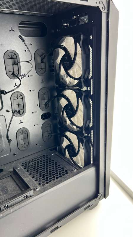 MX660 Mesh No Glass Side Panel, Includes ARGB Controller and 3xARGB Fans