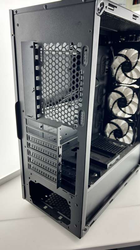 MX660 Mesh No Glass Side Panel, Includes ARGB Controller and 3xARGB Fans