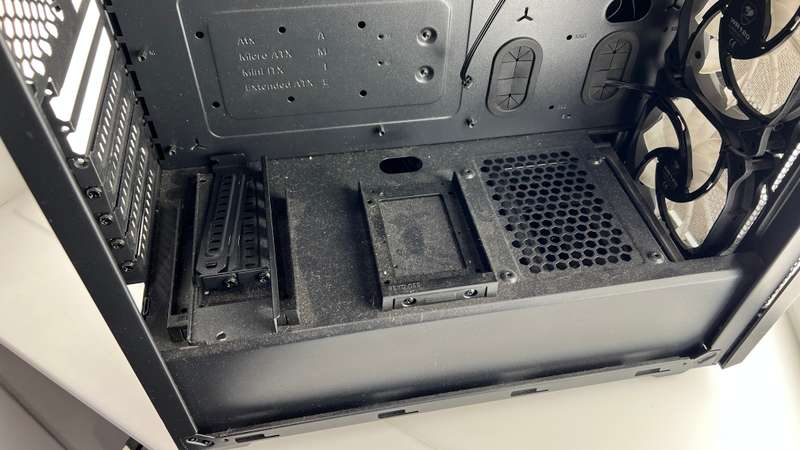 MX660 Mesh No Glass Side Panel, Includes ARGB Controller and 3xARGB Fans