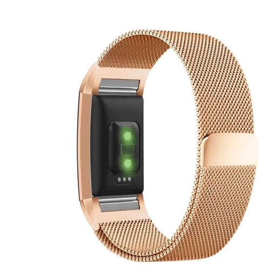 S/Steel Milanese Strap for Fitbit Charge 2 (M/L)